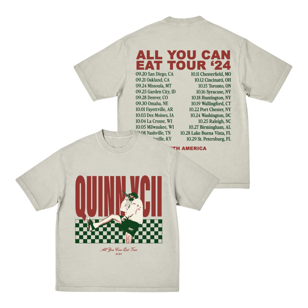 AYCE Checkered Tour Date T-Shirt