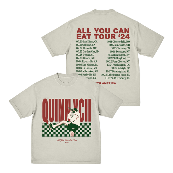 AYCE Checkered Tour Date T-Shirt