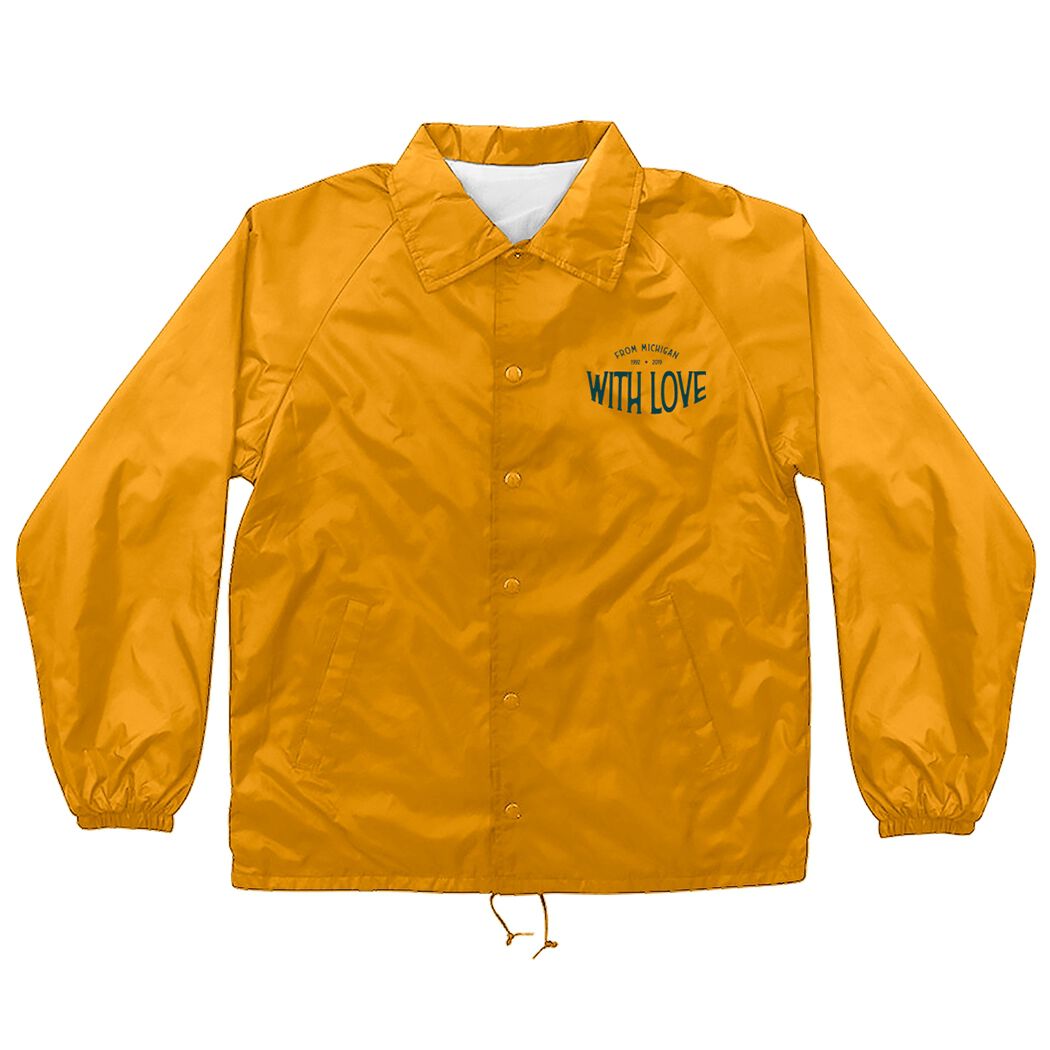 Michigan With Love Coaches Jacket (2X) | Quinn XCII Official Store